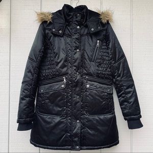 Members Only XL Black winter coat